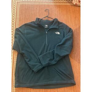 The North Face Dark Green 1/2 Zip Sweatshirt Size XXL